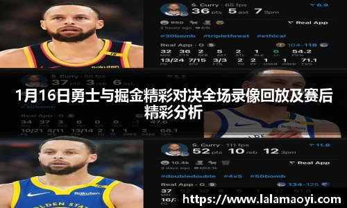 1月16日勇士与掘金精彩对决全场录像回放及赛后精彩分析